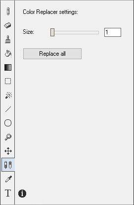 color replacer settings