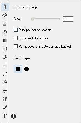 Pen settings